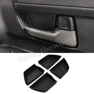 4PCS For Toyota Tacoma 2024-2025 Interior Door Handle Bowl Cover Trim Wood Grain - Foto 1 di 6