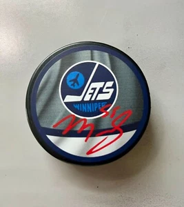 Mark Scheifele (Winnipeg Jets ) signed NHL Logo puck-Fanatics - Picture 1 of 2