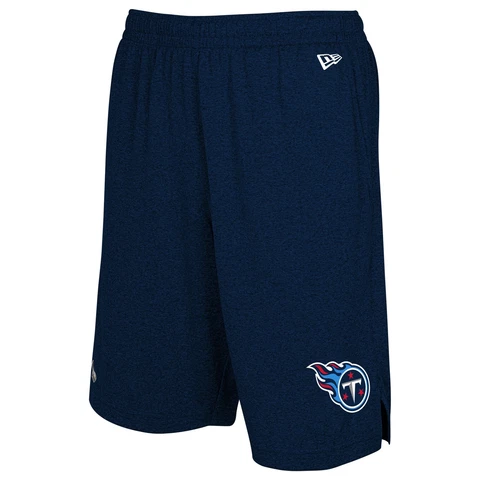 New Era NFL Men's Tennessee Titans Ground Running Performance Shorts, Blue Cover