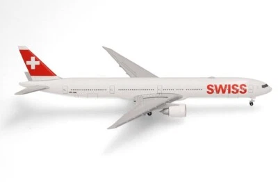 ¡Nuevo! Herpa 529136-003 Swiss International Boeing 777-300ER -1:500 modelo diecast Foto 1 de 4