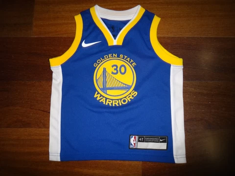 NWT Toddler 4T Nike Stephen Curry #30 Golden State Warriors Icon Edition Jersey Cover