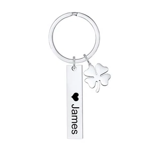 Personalized Keychain Heart Gifts Present for Girlfriend Date Anniversary - Picture 1 of 16