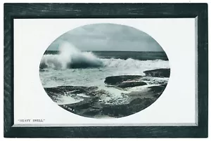 Heavy Swell The Rotograph Co Antique Real Photograph Postcard # 1985 - Picture 1 of 2