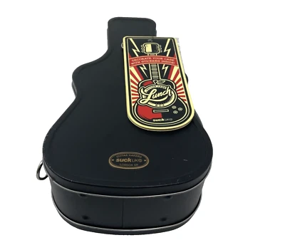 Estuche de guitarra ROCK STAR lonchera chupar Reino Unido Foto 1 de 4
