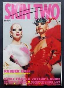 SKIN TWO MAGAZINE ISSUE 16 ALTERNATIVE FETISH RUBBER PVC LATEX BETTE BLUE - Picture 1 of 7