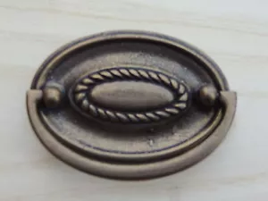4 neue Soildmessing mit rustikaler Oberfläche Bügel Schubladengriffe Schrank Hardware 2 9/16c. - Bild 1 von 3