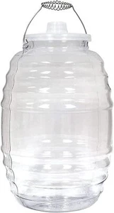 5 Gallon Jug with Lid &Handle Aguas Frescas Vitrolero Plastic Water Container - Picture 1 of 1