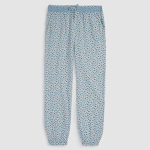 $50 Polo Ralph Lauren Kid Girl Blue Floral Print Stretch Jogger Sweat-Pants SZ 4 - Picture 1 of 2