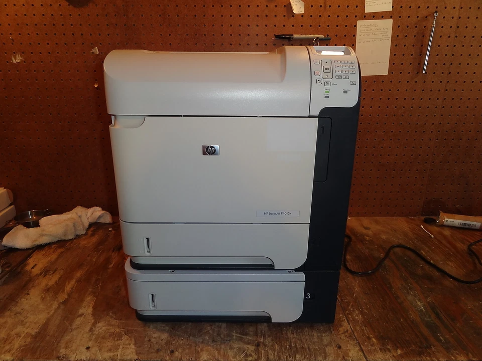 HP Laserjet P4015tn P4015n  printer * Pro Cleaned & Serviced*  warranty & toner - Image 1 of 1