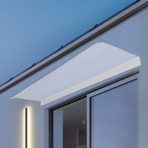 PC Front Door Window Awning Canopy Sun Shade Rain Cover UV Protect Patio Canopy - Picture 1 of 15