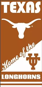 Texas Longhorns Beach Towel Home Of The Longhorns - Picture 1 of 4