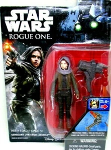 STAR WARS, SERGEANT JYN ERSO (JEDHA) ROGUE ONE WITH ACCESSORIES, HASBRO, NEW - Picture 1 of 12