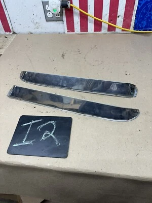 1981 1993 Dodge Ramcharger D100 W150 DOOR WINDOW VENT RAIN GUARDS SHIELDS VISORS - Image 1 of 4