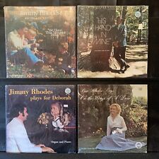 JIMMY RHODES LP lot of 4 vintage vinyl Gospel Christian Praise