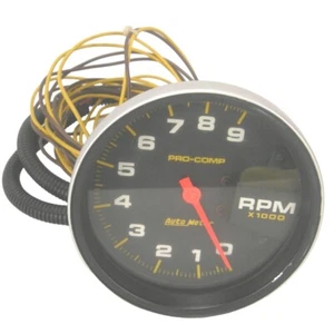 Autometer Pro Comp 4-3/4" Tachometer Gauge 9000 RPM Vintage - Picture 1 of 8