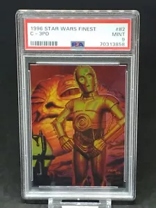 1996 Star Wars Topps Finest #82 C-3PO PSA 9 Mint - Bild 1 von 2