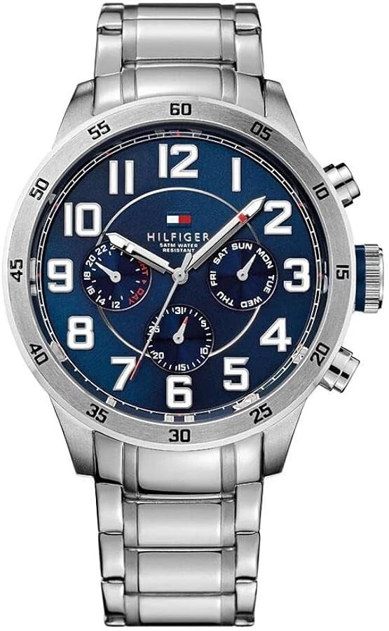 Tommy Hilfiger Orologio Multi-quadrante Quarzo Uomo con Cinturino in (p0b)