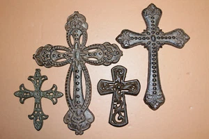 Destiny  Collection - Metal wall hanging crosses,Country decor,Easter gift - Picture 1 of 8