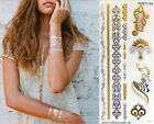 Gold and silver lace tattoo waterproof temporary Lace tattoo Indian wedding Art