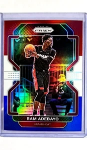 2021 2021-22 Panini Prizm Red White & Blue Prizm #228 Bam Adebayo Miami Heat - Bild 1 von 2
