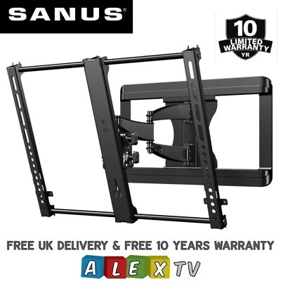 SANUS VMF620-B2 Full Motion+ TV Wall Mount Bracket for 37–55" Flat Screen TVs - Image 1 of 4