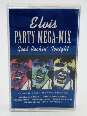 Elvis Party Mega Mix Cassette Tape MC-EP1 RARE! - Image 1 of 4