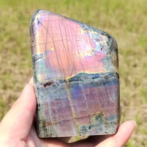 611g Top Natural Labradorite Mineral Specimen Quartz Crystal Reiki Repair Gems - Picture 1 of 14