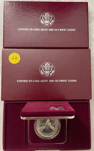 1988 S SILVER Proof Dollar United States Mint Olympic (Seoul Olympiad) Coin - Picture 1 of 3