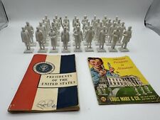 1960s Louis Marx The Presidents of the United States w/box 34 Figures Vintage