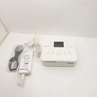 CANON SELPHY CP800 WHITE COMPACT PHOTO PRINTER - Image 1 of 4