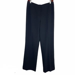 Lafayette 148 New York Career Dress Tuxedo Pants 100% Virgin Wool Lined Size 8 - Picture 1 of 8