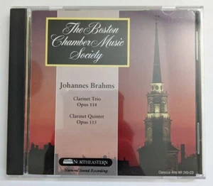 Boston Chamber Music Society - Johannes Brahms, Clarinet Trio Opus 114 CD - Picture 1 of 3