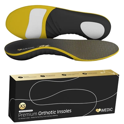 Shoe Insoles Inserts Plantar Fasciitis Arch Support Orthotic Size Men Women UK - Image 1 of 4