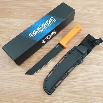 Cuchillo Fijo Cold Steel Recon 7" SK-5 Acero Tanto Hoja Naranja Mango Kray-Ex Foto 1 de 4