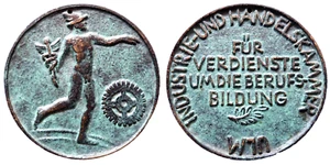 Ulm Medaille Industrie-und Handelskamemer / Für Verdienste um die Berufsbildung - Picture 1 of 5