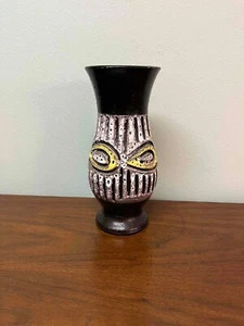 Vintage MCM Lava Glaze Decorative Pottery Vase - Made In Italy - Picture 1 of 11
