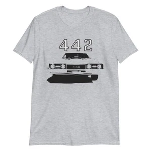 Oldsmobile 442 Muscle Car Short-Sleeve Unisex T-Shirt - Picture 1 of 7