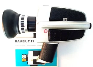 Vintage Bauer C 21 Super 8 Movie Camera - Picture 1 of 7