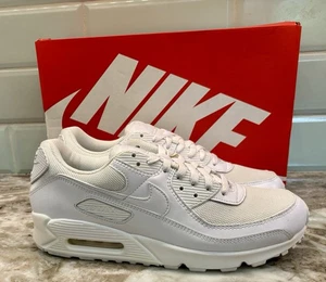 NEU NIKE AIR MAX 90 "ALL WHITE" WEISS-WEISS-WOLFSGRAU GRÖSSE 12 [CN8490-100] - Bild 1 von 14