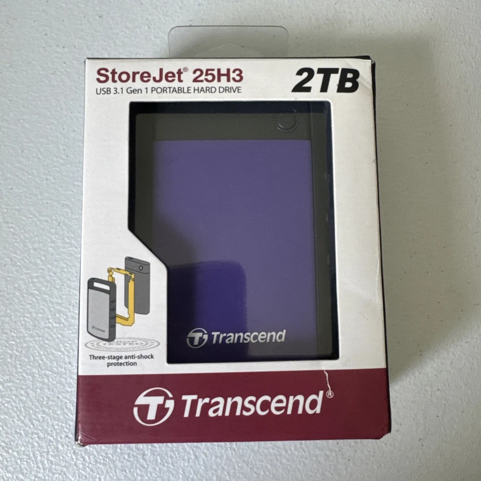 USB 3.1 Gen 1 Portable Hard Drive StoreJet 25H3 2TB - Image 1 of 1