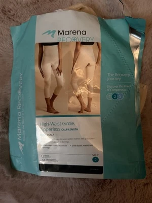 Faja de compresión hasta la pantorrilla Marena Recovery cintura alta #LGM2 talla 2XL Foto 1 de 4