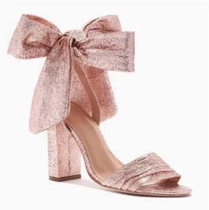 Ulla Johson Cupid Heels Metallic Rosa Riemchen Gr. 38 - Bild 1 von 16
