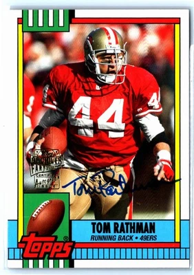 2013 Topps Archives #FFA-TR Tom Rathman Fan Favorite Autographs - Image 1 of 2