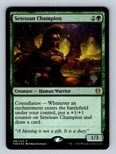 1x Setessan Champion (Foil Promo Stamp) - NM/M THB Promo Packs MTG Magic - Bild 1 von 2