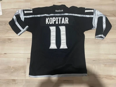 Camiseta de hóquei Reebok Los Angeles Kings Anze Kopitar #11 NHL juvenil tamanho G/XL - Imagem 1 de 4