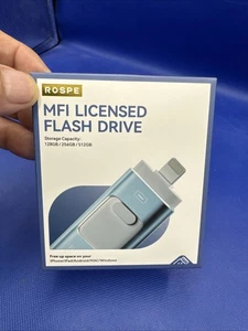 MFI Certified 256GB Lightning/TypeC Flash Drive Memory Stick - Picture 1 of 5