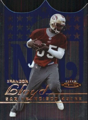 2003 Fleer Mystique Rookie Blue #110 Brandon Lloyd/350 - FB - Image 1 of 2