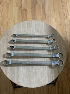 Snap-On 5-Piece Offset Wrench Set - XOM1011, XOM1214, XOM1315, XOM1618, XOM1719 - Picture 1 of 9