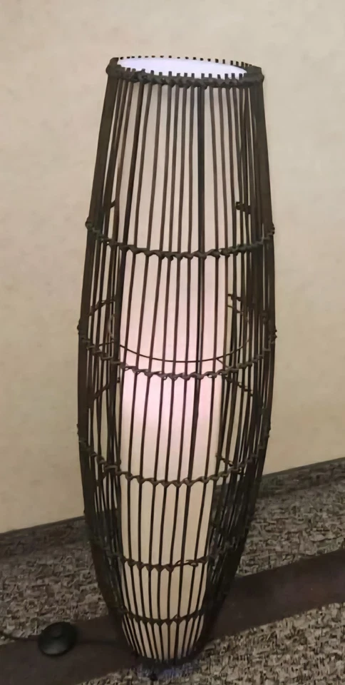 Hampton Bay Ryland. Black Outdoor/Indoor Floor Lamp - Image 1 of 3