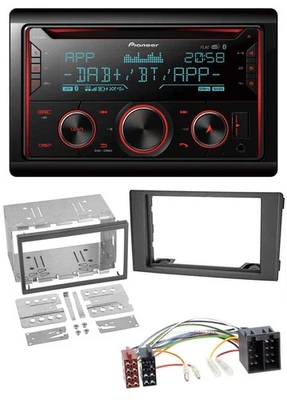 Pioneer 2DIN DAB MP3 Bluetooth USB CD Autoradio für Iveco Daily 06-14 schwarz - Bild 1 von 4